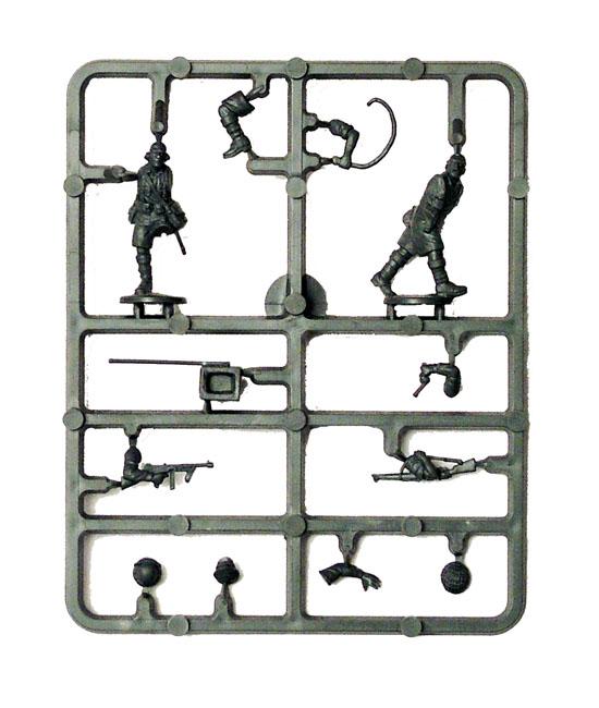 Perry Miniatures B37 figurines commandement Desert Rat plastique