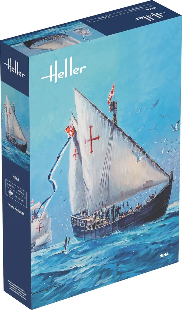 Heller Historical Collection Nina Maquette Caravelle 1/75 Voilier