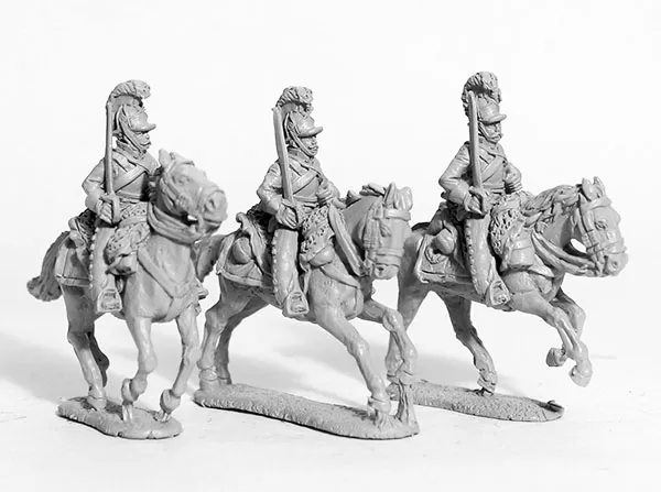 Perry AN 44 Cuirassiers Sabres Épaule figurines cavalerie
