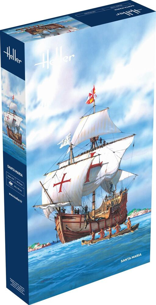 Heller Historical Santa Maria maquette bateau 1/75 voilier