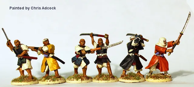 Perry Miniatures Samurai SAM54 Moines Armés naginata 28mm