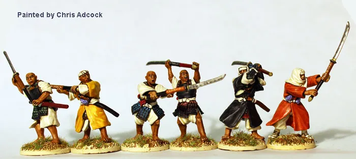 Perry Miniatures Samurai SAM54 Moines Armés naginata 28mm
