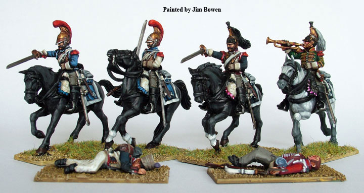 Perry FN120 coffret cavalerie lourde plastique 14 figurines 28mm