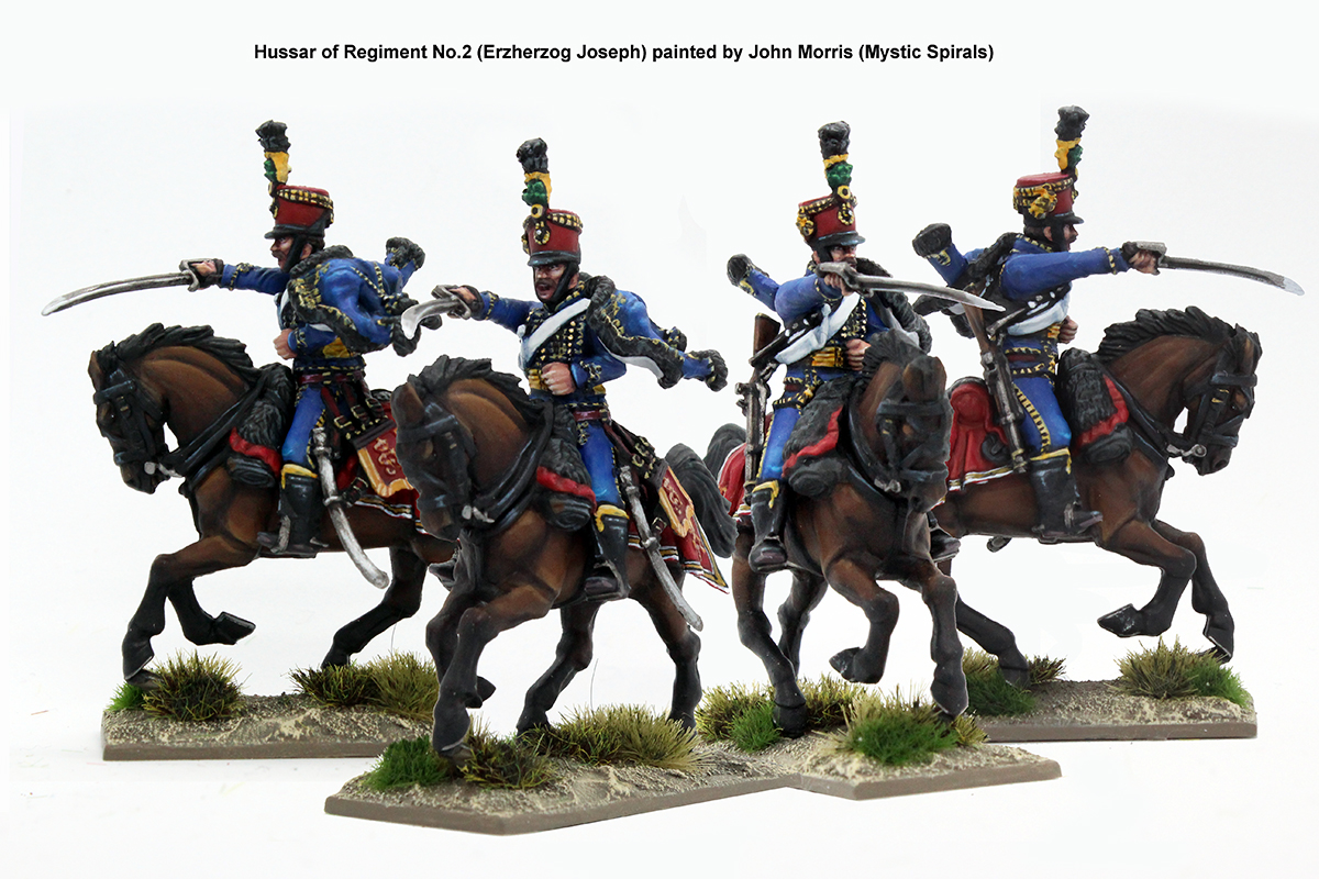 Perry AN100 boîte hussards autrichiens 14 cavaliers 28mm