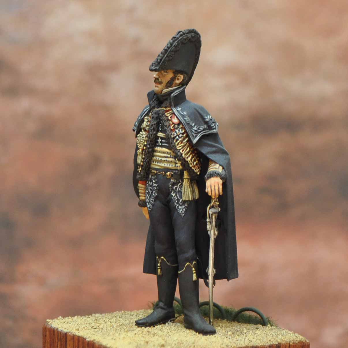 Art Girona Napoleonic War Series Delonne 1767-1810 figurine cavalerie légère
