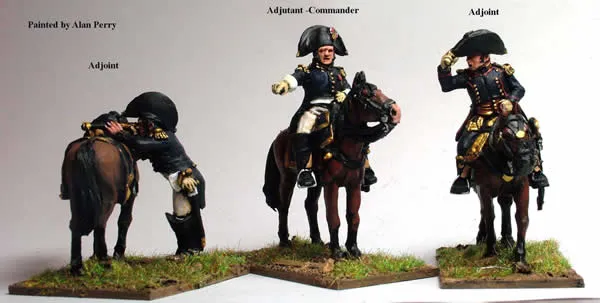 Perry Miniatures Napoleonic FN55 officiers État-major cheval