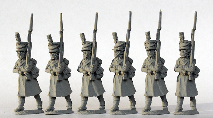 Perry Miniatures Napoleonic DAN 13 figurines mousquetaires manteaux 1812-14