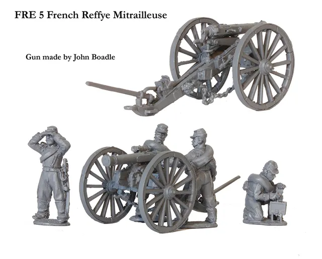 Perry Miniatures FRE5 Mitrailleuse Reffye figurines 1870