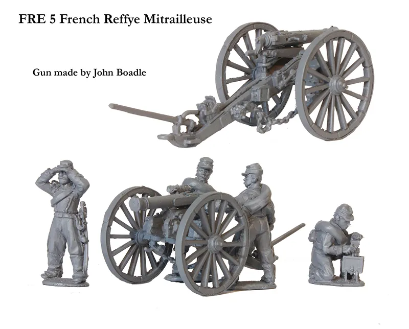 Perry Miniatures FRE5 Mitrailleuse Reffye figurines 1870