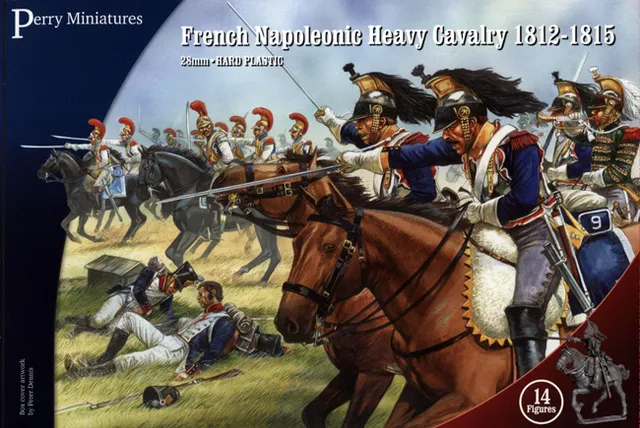 Perry FN120 coffret cavalerie lourde plastique 14 figurines 28mm