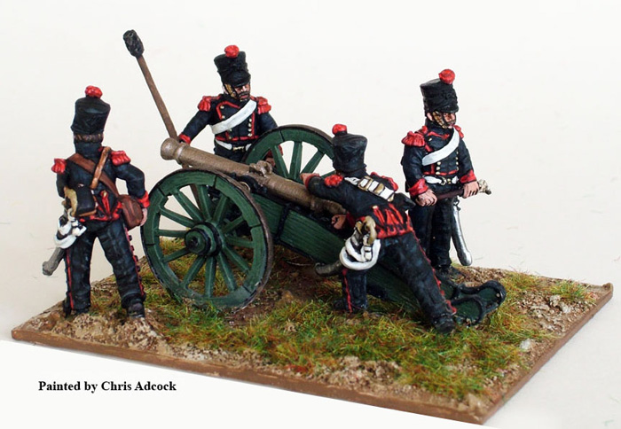 Perry Napoleonic FN110 artillerie à cheval figurines 28mm