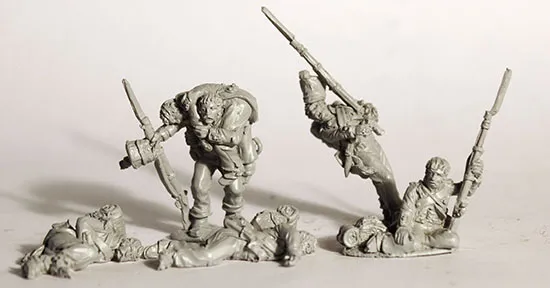 Perry Miniatures Napoleonic FN 163 figurine blessés français 1812
