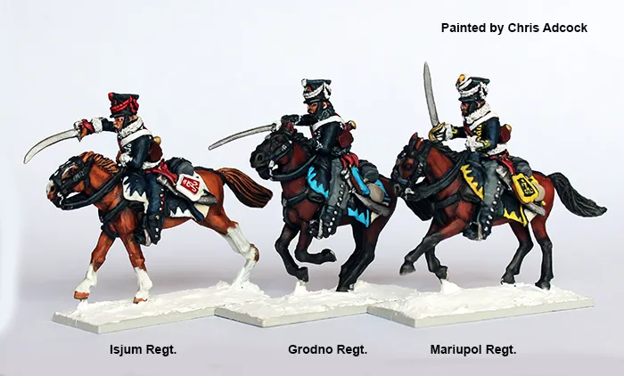 Perry Miniatures RN 65 hussards russes pelisse figurines galop