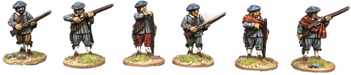 Perry SW5 mousquetaires chargement guerre civile anglaise