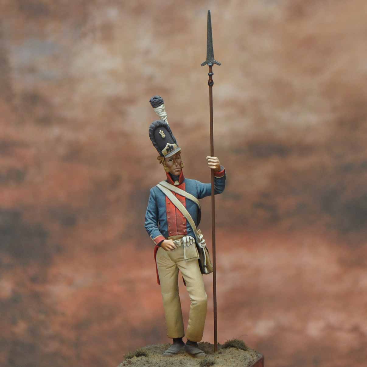 ART GIRONA Napoleonic War NCO Grenadier figurine prussien 1806