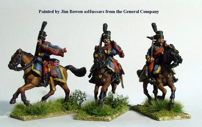 Perry AWI AW168 hussards au galop figurines pelisse