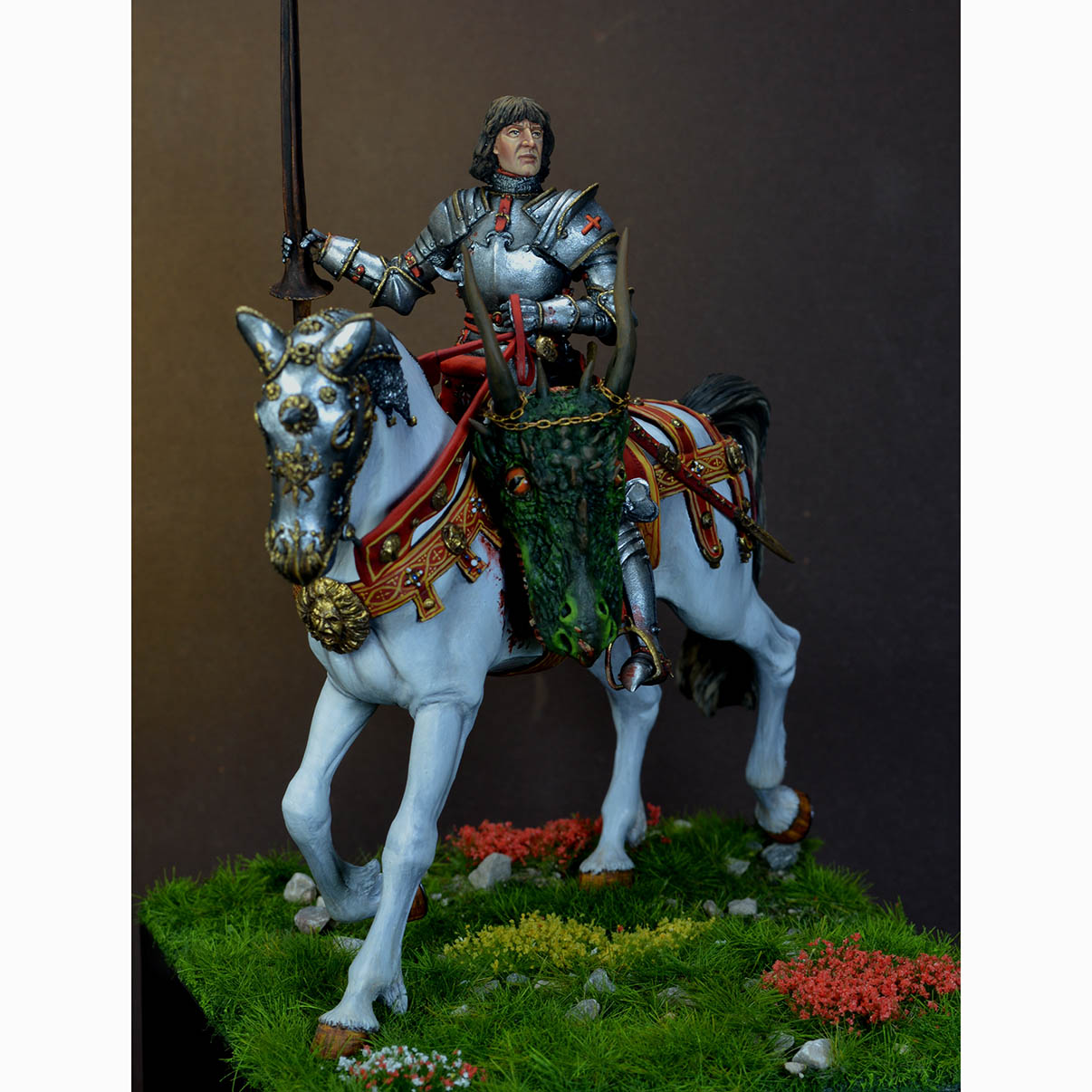 ART GIRONA 70mm Saint George figurine Saint Georges à peindre