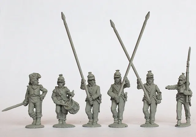 Perry Napoleonic FE 2 Demi-Brigade figurine drapeaux