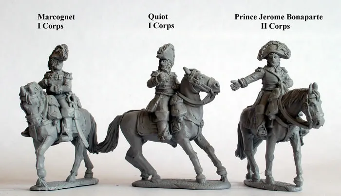 Perry Miniatures Napoleonic FN14 figurines généraux à cheval