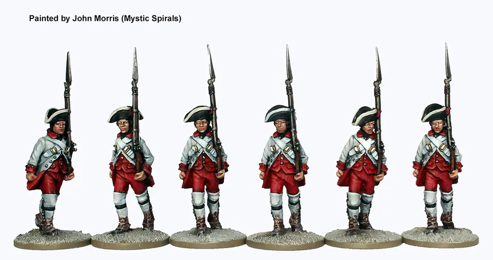 Perry Miniatures AW197 fusiliers espagnols figurines marche