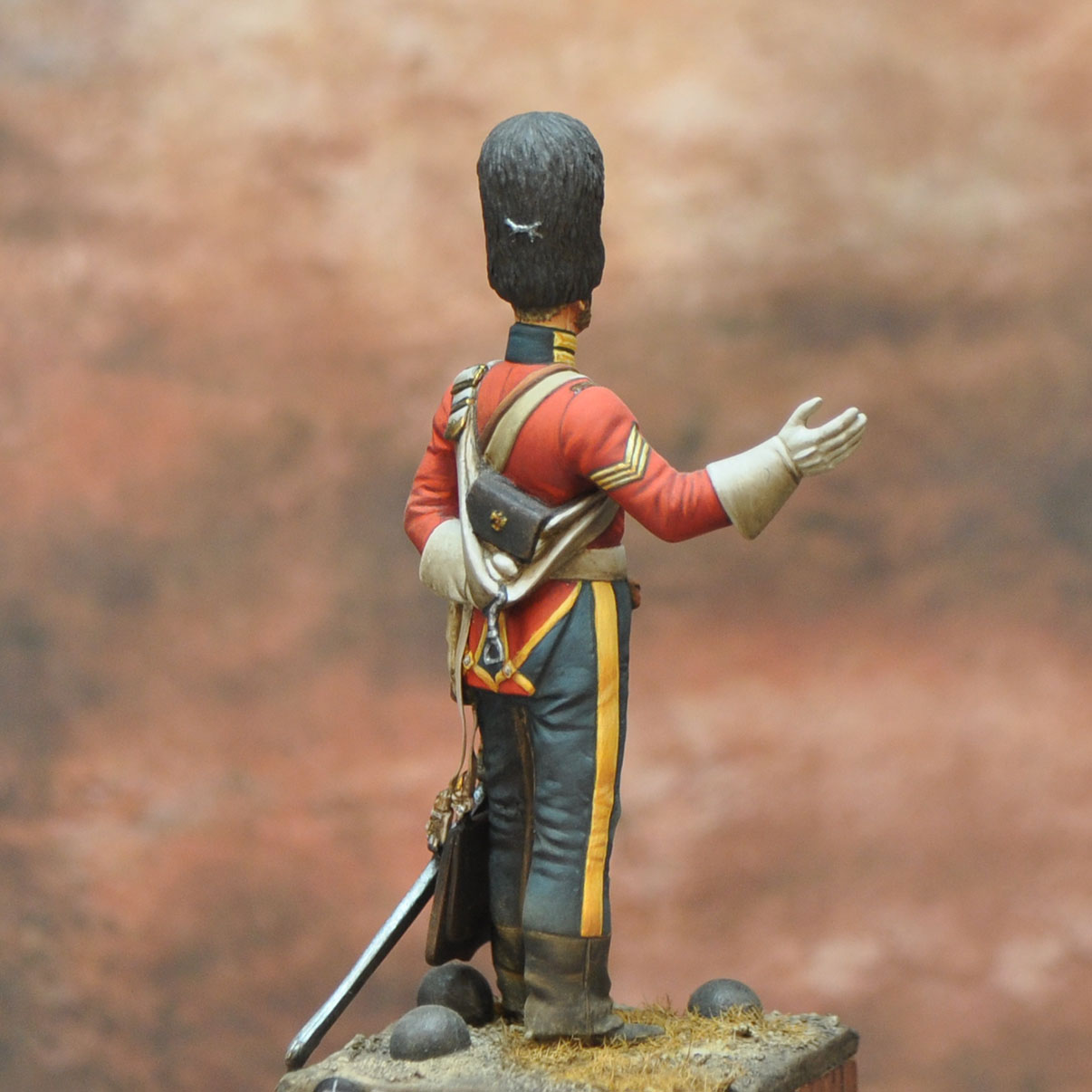 ART GIRONA International Serie Sergeant Scots Greys figurine 1854