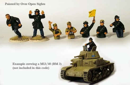 Perry Miniatures Seconde Guerre ITWW 9 Équipage char figurines