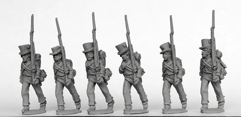 Perry Miniatures Napoleonic SPA 7 figurines fusiliers marche 1810