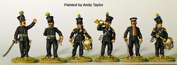 Perry Napoleonic NBK10 infanterie légère figurines commandement