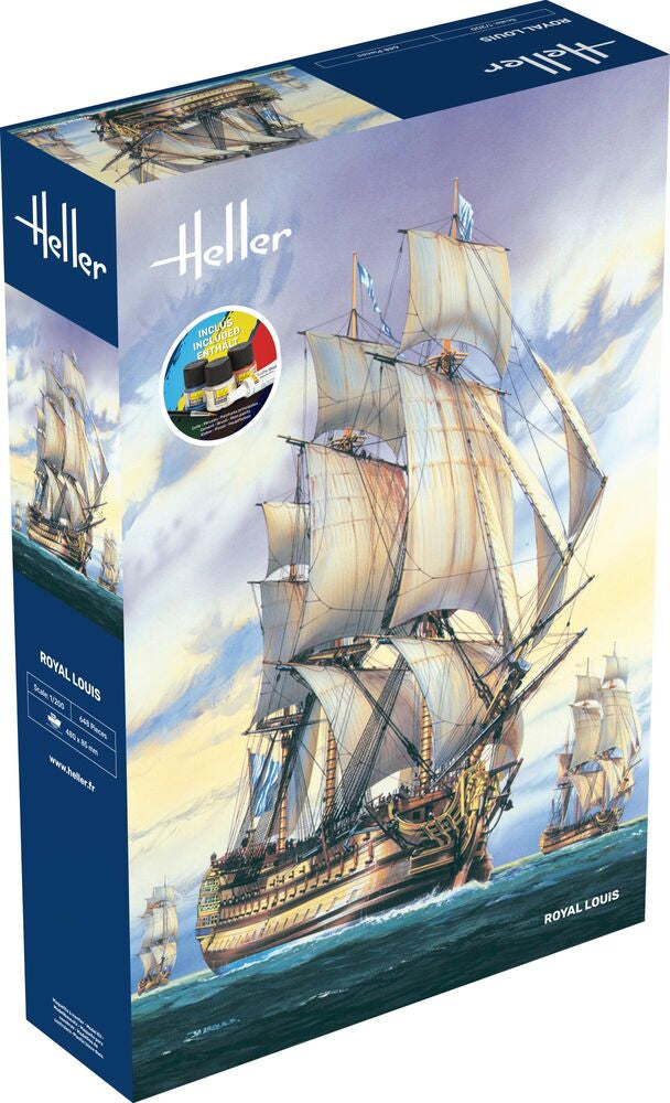 Heller Starter Kit Royal Louis 1/200 bateau vaisseau complet