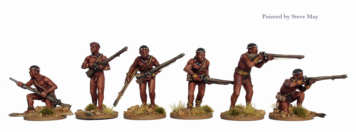 Perry Miniatures Cape Frontier Wars CFW 2 Xhosa figurines mousquets