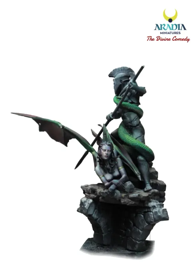 Aradia Dante Gorgon’s Cave figurine résine à peindre