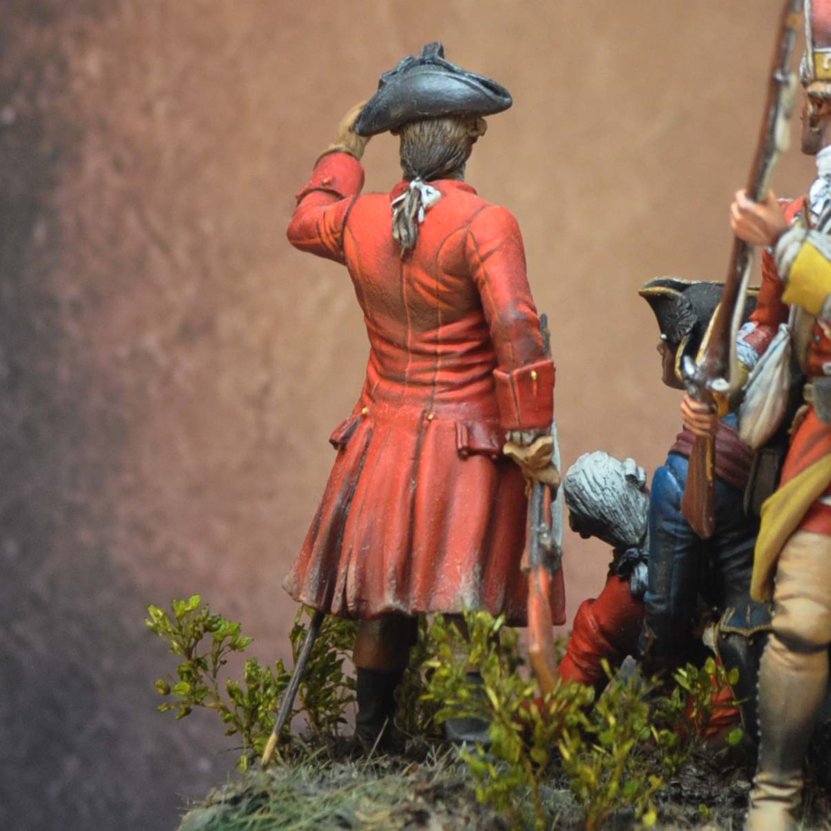 Art Girona 70mm Aide-de-camp Braddock 1755 figurine à peindre