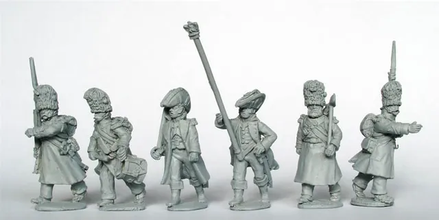 Perry Miniatures Napoleonic FN 93 figurines chasseurs garde manteau