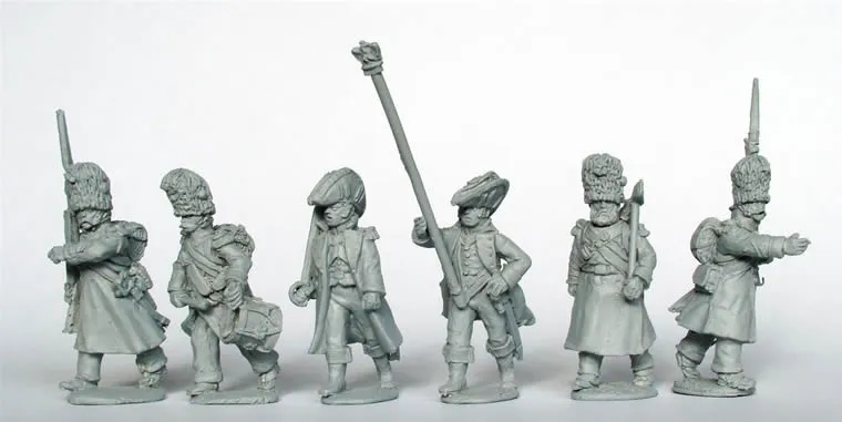 Perry Miniatures Napoleonic FN 93 figurines chasseurs garde manteau