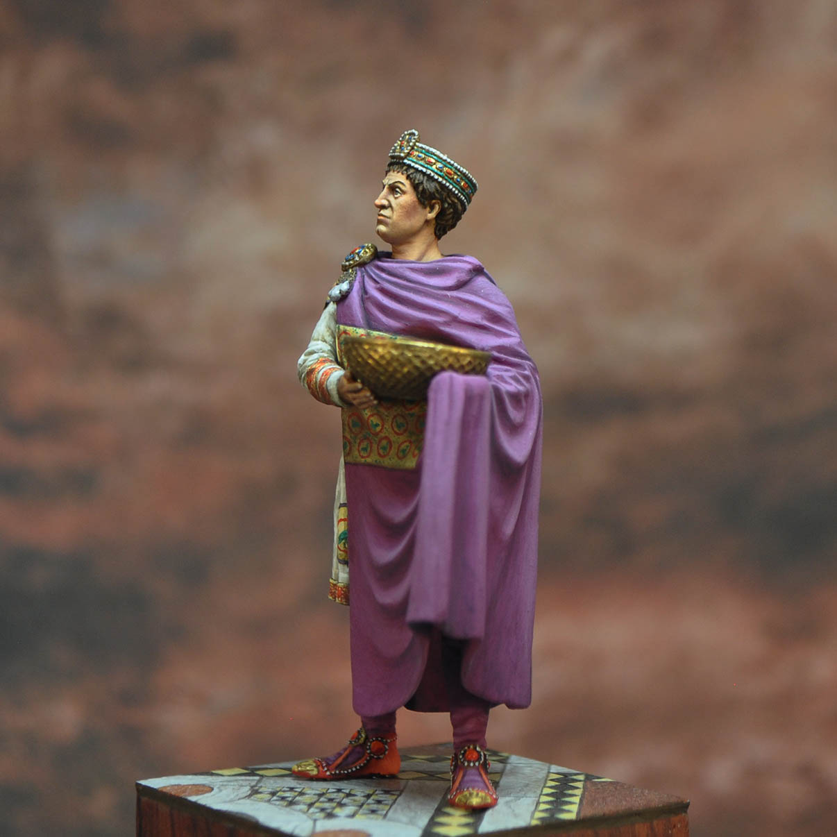 ART GIRONA Serie Historical Justinian figurine 54mm byzantin