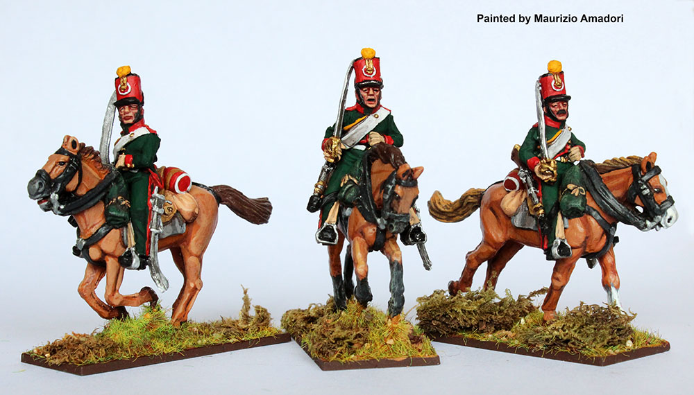Perry Napoleonic FN222 éclaireurs cavalerie figurines galop