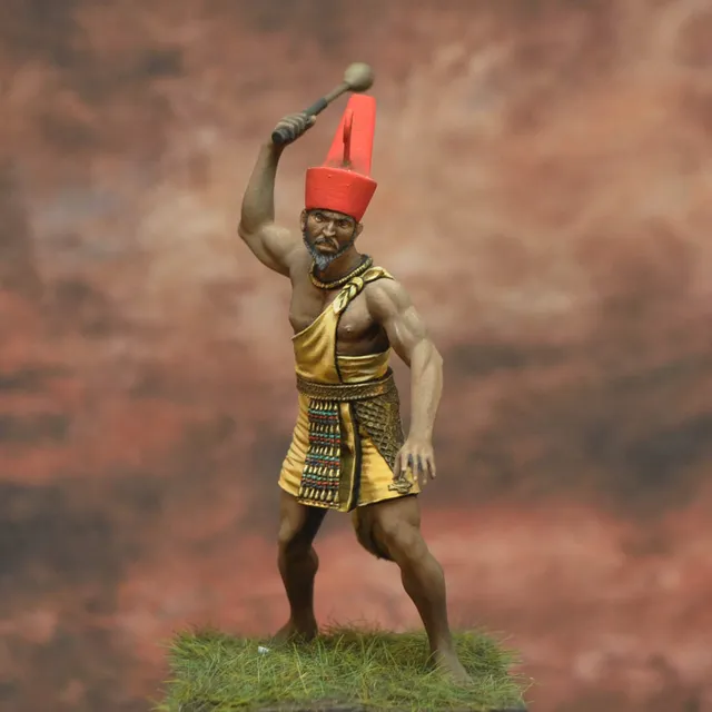Art Girona Historical Narmer pharaon figurine 54mm à peindre