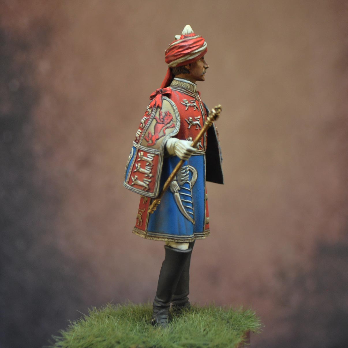 Art Girona 70mm Herald Delhi Durbar 1911 figurine