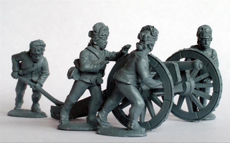 Perry Miniatures AW109 figurines artillerie canon 6 livres