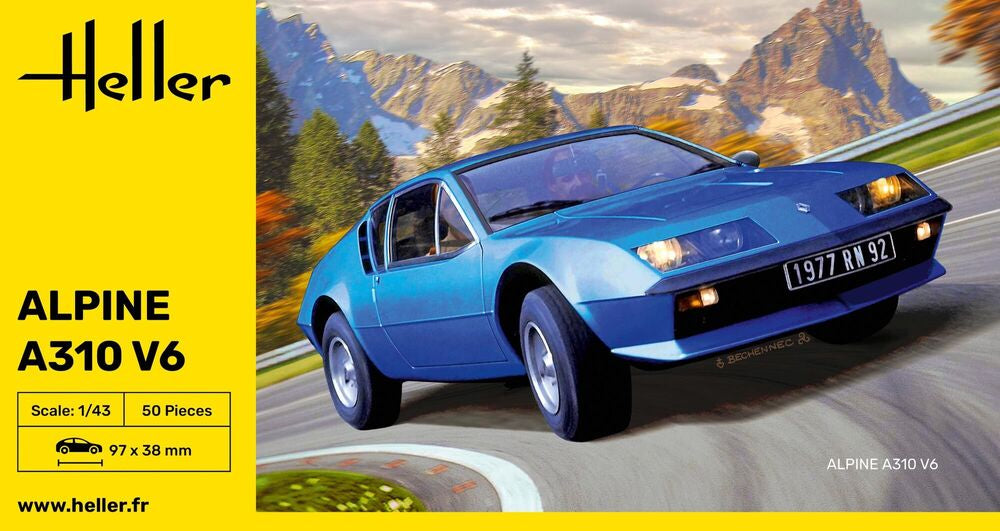 Heller The 9.99 Alpine A310 1/43 maquette voiture