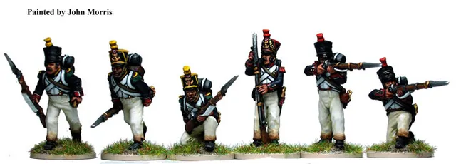 Perry Miniatures Napoleonic FN7 figurines voltigeurs 28mm