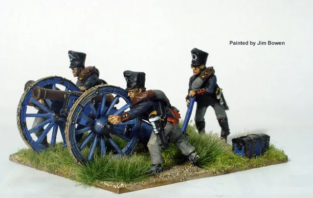 Perry Napoleonic PN4 artillerie à pied figurines canon 6 livres