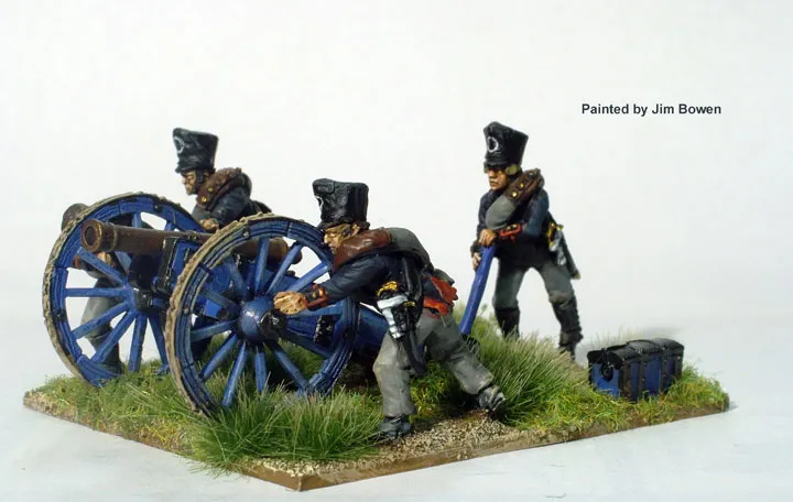Perry Napoleonic PN4 artillerie à pied figurines canon 6 livres