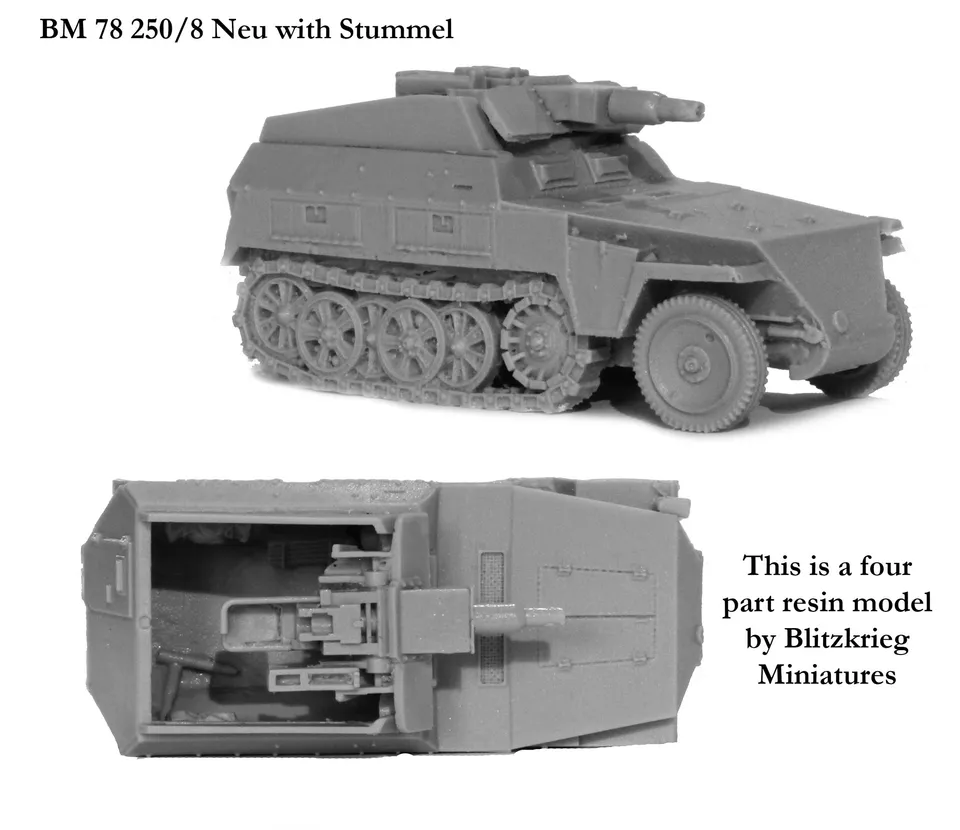 Perry Miniatures BM 78 Sd.Kfz. 250/8 Neu 28mm blindé