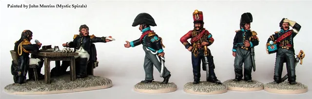 Perry Miniatures Napoleonic FN51 figurines état-major Garde impériale