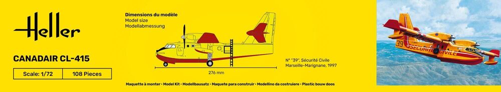 Heller Historical Collection Canadair CL-415 1/72 maquette avion