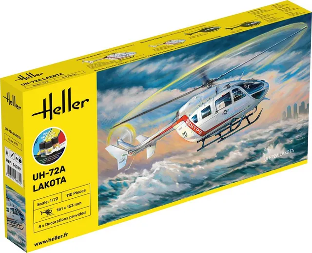 Heller Starter Kit UH-72A Lakota maquette hélicoptère 1/72