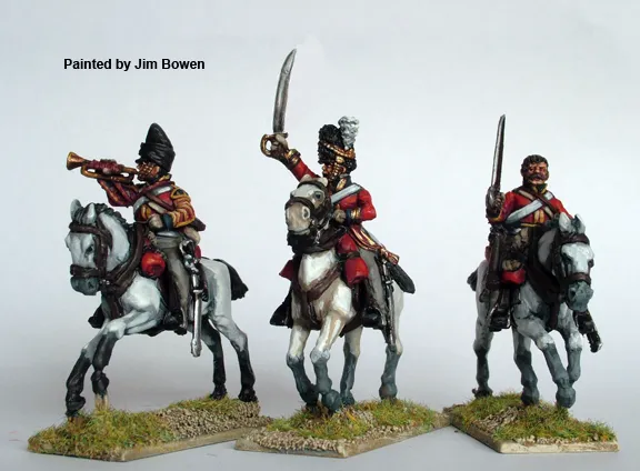 Perry Miniatures BH27 Scots Greys command figurines galop