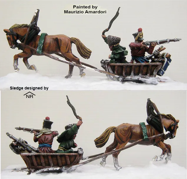 Perry Miniatures Napoleonic FN 177 Traîneau Marbot figurines métal