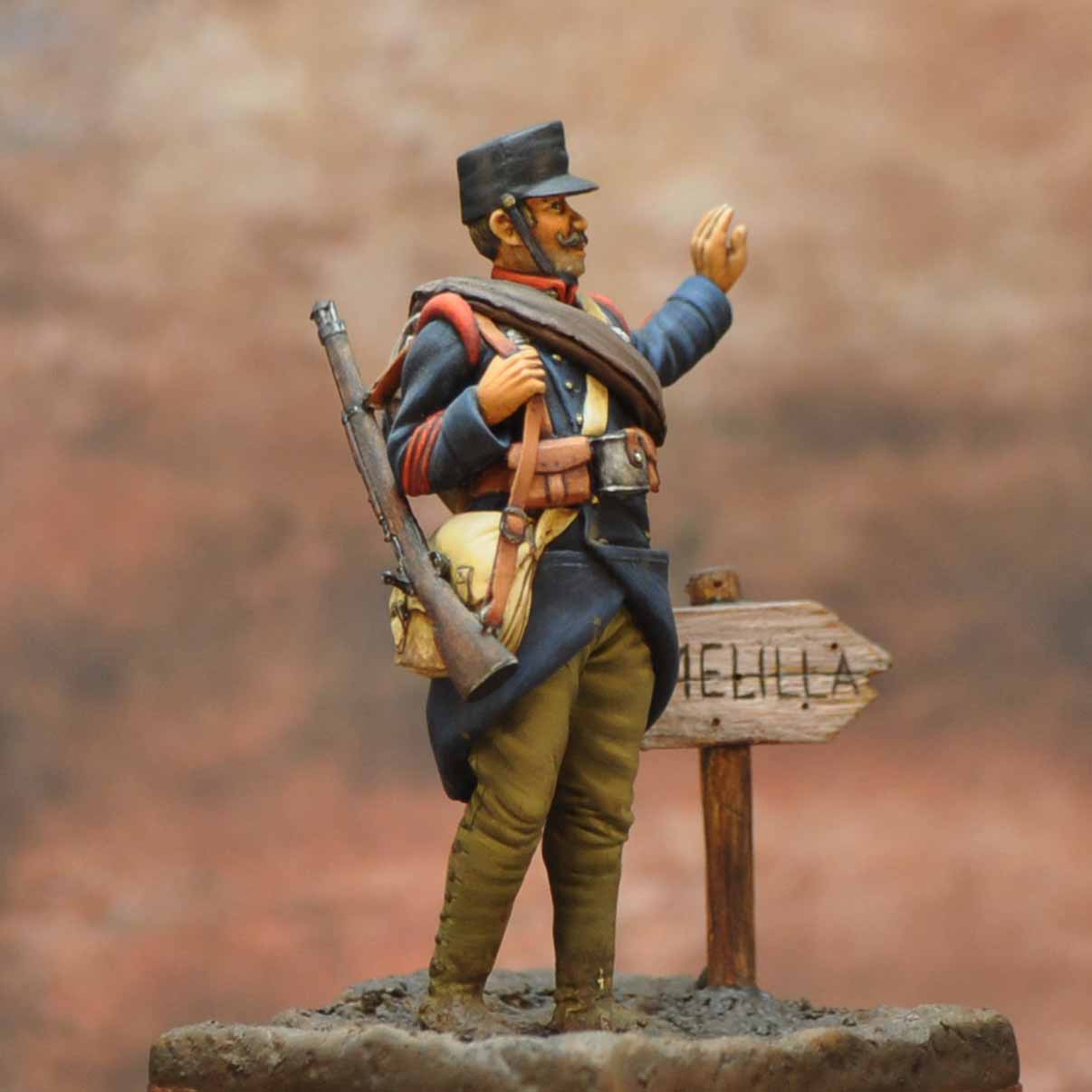 ART GIRONA Spanish Serie King's Immemorial corporal 1914 figurine